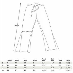 กางเกงวอร์มขาบานทรงลำลองคุณภาพสูง ปักโลโก้ตามสั่ง เอวยางยืด ไซส์ใหญ่ ผ้าฝ้าย 100% สำหรับผู้ชาย ทรงขาบานซ้อน - Product Image 6