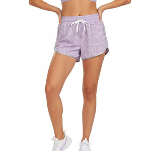Shorts Deportivos para Mujer, Cintura Alta, Tela Elástica, Secado Rápido, Ligeros, Cómodos, Ideales para Entrenamiento, Running, Yoga y Uso Diario - Product Image 1