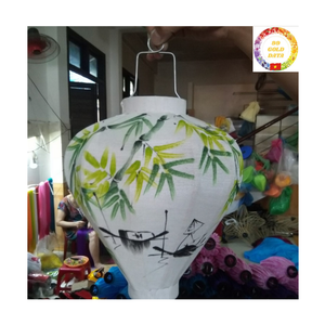 Traditional Vietnamese Lantern | Silk Fabric | Bamboo Structure | Hanging Decor | OEM Wholesale Supplier - Product Image 4