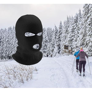 Pasamontañas Acrílico al por Mayor con Diseño Desgastado, Personalizado, Cobertura Facial Completa, para Deportes de Invierno al Aire Libre, Estilo Único - Product Image 6