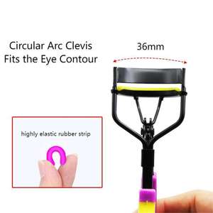 Recourbe-cils haute performance avec cadre incurvé de précision, coussinets doux et poignée confortable pour un effet naturel et lifté - Product Image 3
