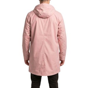 Soft Pink Pastel PU Leather Finish Waterproof Fashionable Breathable High-Performance Female Apparel Rain <b>Coats</b> - Product Image 2