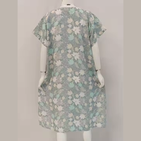 Vestido de verano para mujer con botones, material fresco, cómodo de llevar, no se desvanece fácilmente, ideal para relajarse todos los días.