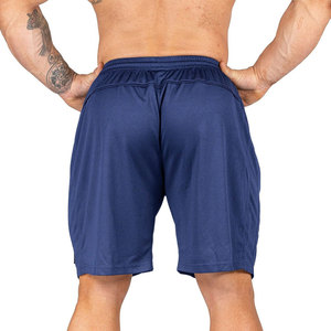 Unisex Navy Blue Polyester Mesh <b>Athletic</b> Shorts Elastic Waist Breathable Lightweight Digital Printed Custom Team Logo All - Product Image 3