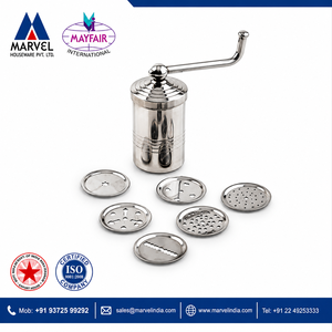 เครื่องทำเสว (Sev)  ทำจากสแตนเลส สำหรับทำขนมนามคีน พาสต้า บูจิยา เซวา ชักลี กัตไธ  มูรุคคู  ใช้กับเครื่องล้างจานได้ - Product Image 2