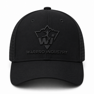 หมวกแก๊ป 6 แผงตาข่าย WARPRO INDUSTRY สีดำ โลโก้ยางนูน ระบายอากาศได้ดี เหมาะสำหรับกิจกรรมกลางแจ้ง สวมใส่สบาย สำหรับผู้ใหญ่ 男女 - Product Image 1