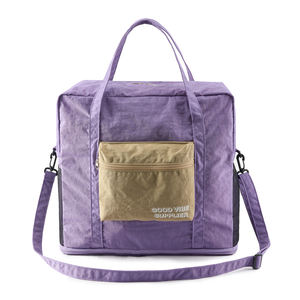 Sac de voyage pliable en nylon avec fermeture éclair, grande capacité pour l'extérieur et l'usage quotidien - Product Image 1