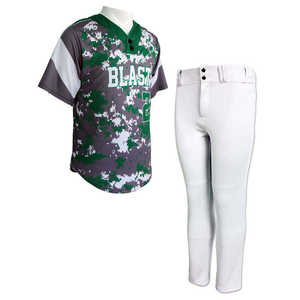 Uniforme Deportivo Personalizado para Equipo de Béisbol y Sóftbol, Corte Ajustado, Transpirable, de Secado Rápido, Antibacterial, Anti-UV, Estampado, Tallas Grandes - Product Image 5