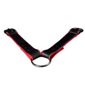 Sangle de pénis ajustable en fausse fourrure écologique respirante pour homme Trojan 2.0 – Accessoire de club haut de gamme et sexy - Product Image 2