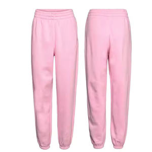 Pantalon de jogging personnalisable taille mi-haute en 100 % coton infroissable avec fermeture éclair et multiples poches – Confortable et décontracté pour homme - Product Image 3
