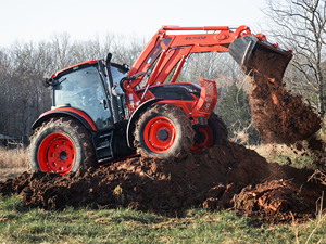 Nouveau modèle de tracteur Kioti avec cabine, tracteur agricole compact 4x4 diesel avec chargeur frontal, machine agricole haute performance ProMax - Product Image 3