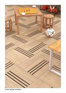 Carrelage en porcelaine mate élégant 600x600mm 60x60cm 24x24, surface céramique lisse, revêtement de sol durable, carrelage mural élégant pour l'intérieur - Product Image 5