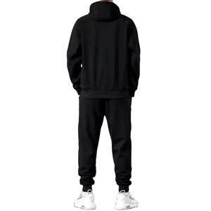 Ensemble de jogging décontracté pour homme de qualité supérieure, respirant, en polyester/coton, taille élastique, longueur complète, léger, pour adulte - Product Image 5