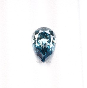 Diamants de laboratoire cultivés éthiques tendance, bleu fantaisie, 1,45 ct, taille poire, HPHT CVD, E VVS VS IGI, pour bijoux en vrac - Product Image 6