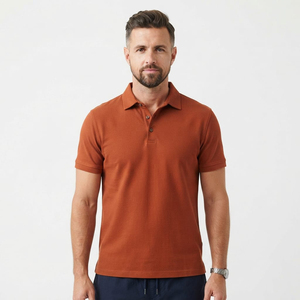 Polo pour homme, coupe confortable, manches courtes, col classique, pour l'été, les sports de plein air, le quotidien, vert, tendance, confortable - Product Image 6