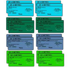 Kit de pratique pour étudiants en médecine, kit de sutures chirurgicales utilisé dans les hôpitaux et les cliniques - Product Image 6