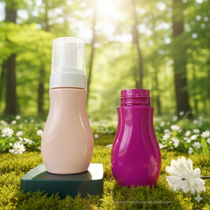 Botella de Spray con Bomba de Cilindro PET de 170 ml, 42 mm, 25 g, Logotipo Personalizado, Envase para Jabón de Manos y Limpiador Facial, Impresión en Serigrafía Blanca y Negra - Product Image 2