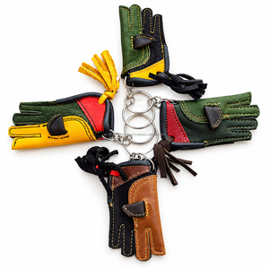 Ensemble de gants en cuir pour la fauconnerie, porte-clés, design respirant, imperméable, antidérapant, léger, équipement multifonctionnel pour la fauconnerie - Product Image 1