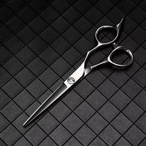 Ciseaux de coiffure professionnels en acier inoxydable 440C, lame tranchante, manche moyen, pour droitiers, usage en salon de coiffure - Product Image 2