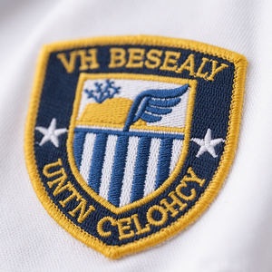 Fournisseur de patchs tissés en gros avec support à coudre, motifs de lettres anglaises en tissu écologique pour chapeaux personnalisés - Product Image 6