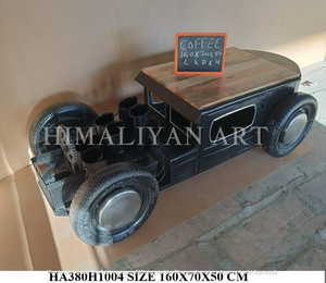 La Mejor Colección de Mesas de Centro Metálicas de Estilo Industrial Vintage, Decoración de Bar con Diseño de Automóvil, Arte Antiguo del Himalaya - Product Image 2