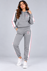 Conjunto Deportivo de Dos Piezas para Mujer, Sudadera con Capucha y Pantalones Deportivos Personalizados, Ropa Deportiva Informal de Moda Urbana - Product Image 4