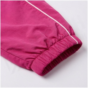 Women <b>Pink</b> <b>Tracksuit</b> Set Full Zip Stand Collar Sporty Style Breathable Polyester 2-Piece Jogger Suit Spring Wear - Product Image 6