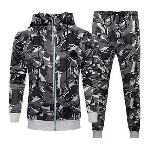 Ensemble de survêtement de luxe personnalisé pour hommes, en molleton technique de haute qualité, respirant, imprimé, sublimé, pour le jogging - Product Image 1