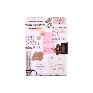 A5 Motivational Quote Collage Design Handmade Paper Notebook Lock Diary 200 Pages Double Side Eco Friendly Premium Journal Gift - Product Image 3