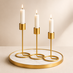 Modern Golden <b>Candlestick</b> <b>Holder</b> Taper Candle Stand Home Decoration Wedding Centerpiece Dining Table Decor <b>Candlestick</b> <b>Holders</b> - Product Image 5