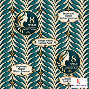 Tela africana personalizada con estampado de cera, textil de algodón Ankara para el Día Internacional de la Mujer, fabricante OEM ODM, venta al por mayor - Product Image 2