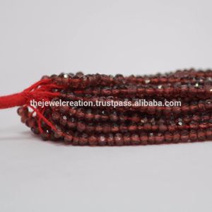 3mm 5mm Natural <b>Red</b> Garnet Stone Faceted Rondelle Gemstone <b>Beads</b> Strands AAA Quality Bulk Wholesale for Jewelry Making Necklace - Product Image 2