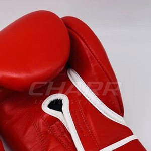 Gants de boxe en cuir légers avec coutures robustes, antidérapants et sangle de poignet réglable pour l'entraînement prolongé en promotion - Product Image 4