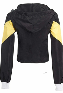 Conjunto de Pantalones Cortos de Dos Piezas a la Moda para Mujer, Chaqueta con Capucha y Cremallera, Conjunto Deportivo para Mujer - Product Image 5