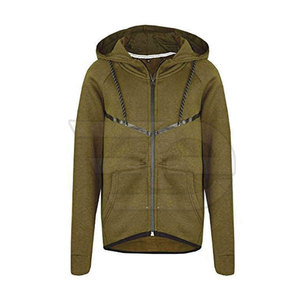 Survêtements d'hiver décontractés pour hommes, à capuche avec cordon de serrage, 100% coton, pour l'entraînement, la course à pied, le fitness, le jogging, en plein air, légers - Product Image 2