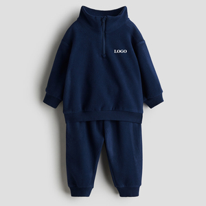 Survêtements pour enfants, tenue de sport décontractée pour enfants avec veste douce et confortable et pantalon de sport assorti - Product Image 1