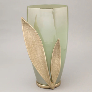 Highest Quality Brass Metal Round Shape Brass Antique Finish Decorative Flower <b>Vase</b> Home Interior Abstract - Product Image 6