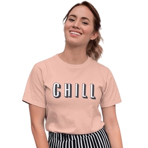 เสื้อยืดชิลสำหรับผู้หญิง เสื้อยืดลายกราฟิกผ้าฝ้ายสำหรับทุกเพศ |   ชุดเที่ยวทะเล ใส่ได้ทุกฤดู - Product Image 1
