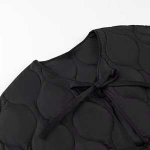 Chaqueta de Lona Ligera Informal para Mujer, Nueva Colección 2026, con Decoración de Encaje, Manga Larga y Bolsillos - Product Image 3