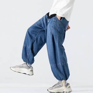 Men's High Quality Vintage Regular Mid Waist Denim <b>Jeans</b> New Arrival <b>Elastic</b> Waterproof Eco-Friendly 100% Cotton Breathable - Product Image 4