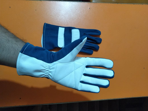 Racing <b>Gloves</b> Half Finger Fabric <b>Touchscreen</b> Polyurethane Coated Non-Slip Panelled Design Unisex Summer Outdoor Riding Us - Product Image 4
