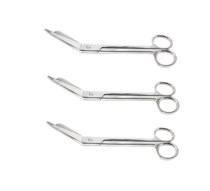 Juego de Tijeras para Vendajes Lister, 3 Piezas, Acero Inoxidable Alemán de Grado Médico, Instrumentos Quirúrgicos, Aprobado por CE, Manual, Certificado ISO13485 - Product Image 6