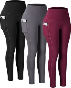 Women Sexy <b>Seamless</b> <b>Leggings</b> Sports Fitness Yoga Ladies Gym Workout Two Tone Color <b>Legging</b> High Waist Push up <b>Leggings</b> - Product Image 1