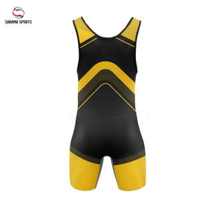 Venta al por Mayor de Singletes de Lucha Unisex para Adultos, 100% Poliéster, con Impresión por Transferencia de Calor Personalizada, Servicio OEM - Product Image 3