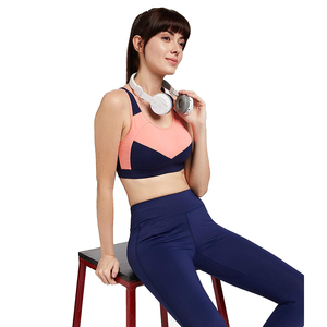 Soutien-gorge de sport pour femme, best-seller, léger, sans coutures, respirant, imprimé par transfert thermique, maintien élevé, vêtements de yoga, tissu Spandex/Nylon - Product Image 2
