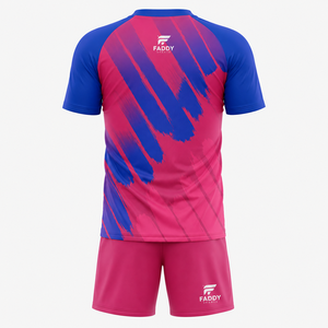 Ensemble de maillots de football personnalisés en sublimation intégrale, respirant, à séchage rapide, pour hommes et enfants, uniforme de football, vêtements de sport d'entraînement, tenues d'équipe - Product Image 2