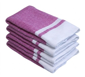 Serviette de bain en bambou, écologique, ultra douce, séchage rapide, respectueuse de la peau, légère, gaufrée, rose - Product Image 1
