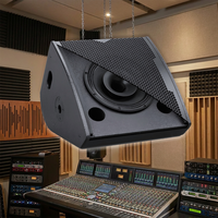 Haut-parleur de monitoring mono en bois LS3 coaxial 12 pouces/15 pouces actif/passif avec puissance de 400W/350W et connectivité XLR/Speakon