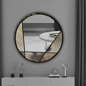 Espejo con marco de diseño en acero inoxidable PVD de calidad premium, perfecto para añadir un toque glamuroso a sus hogares contemporáneos. - Product Image 6