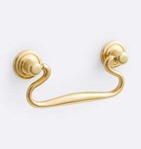 Poignée de meuble tendance ronde en nickel plaqué, poignée de tiroir de cuisine et chambre personnalisée en métal, poignée en T en métal - Product Image 5